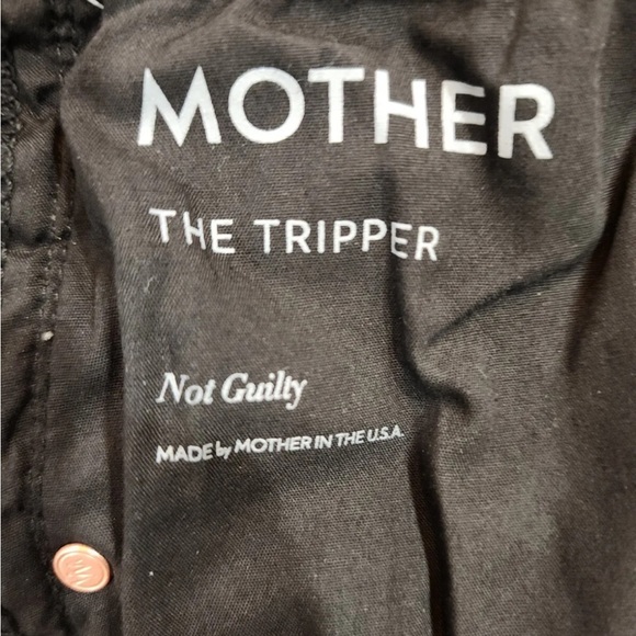 NWOT Mother Denim, The Tripper, Not Guilty, black, 32 - Picture 5 of 8